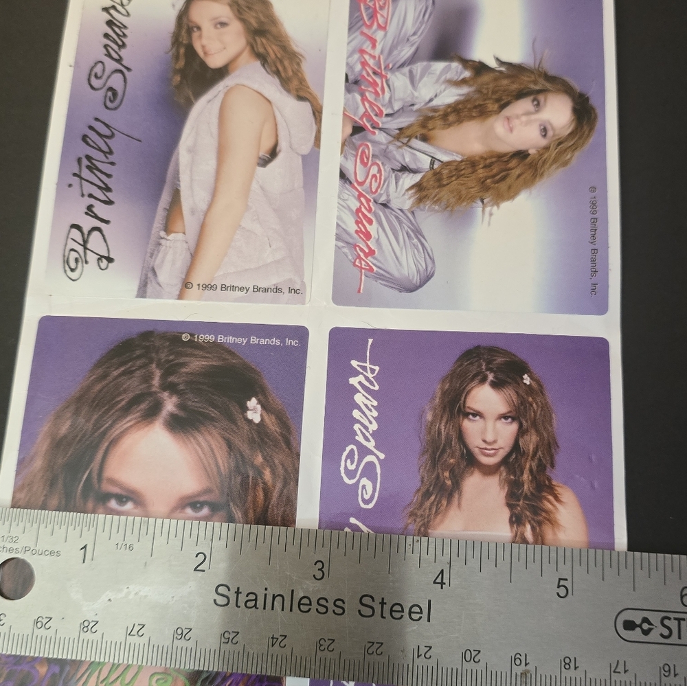 Britney Spears Rare Stickers from 1999 - Collectible - Picture 8 of 8